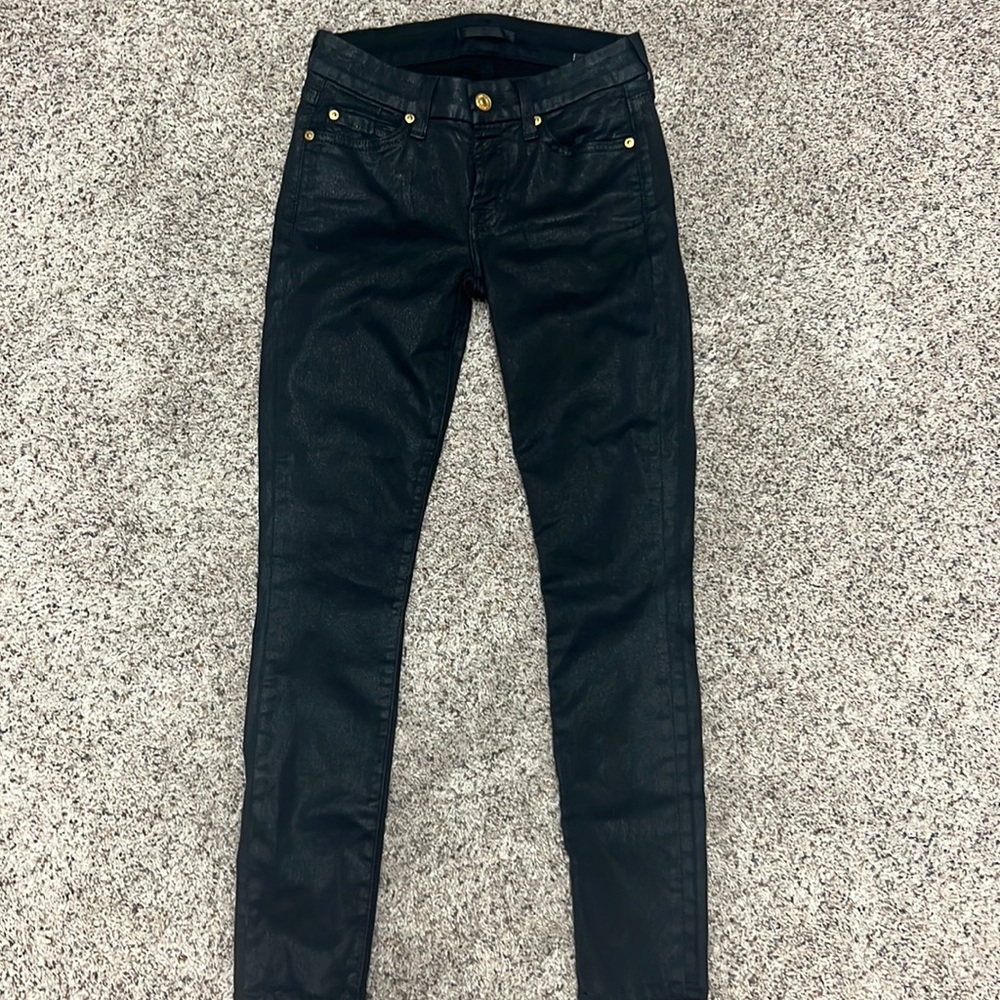 Coated jeans